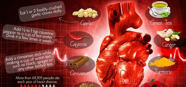 herbs-and-spices-for-heart بیماری های دستگاه گردش خون